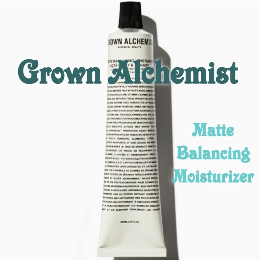 Grown Alchemist Matte Balancing Moisturizer Açaí Berry Borago NIB